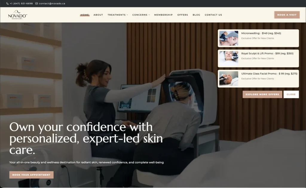Novado Skincare CA